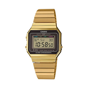 Casio Vintage Gold PVD Quartz Watch A700WG-9A