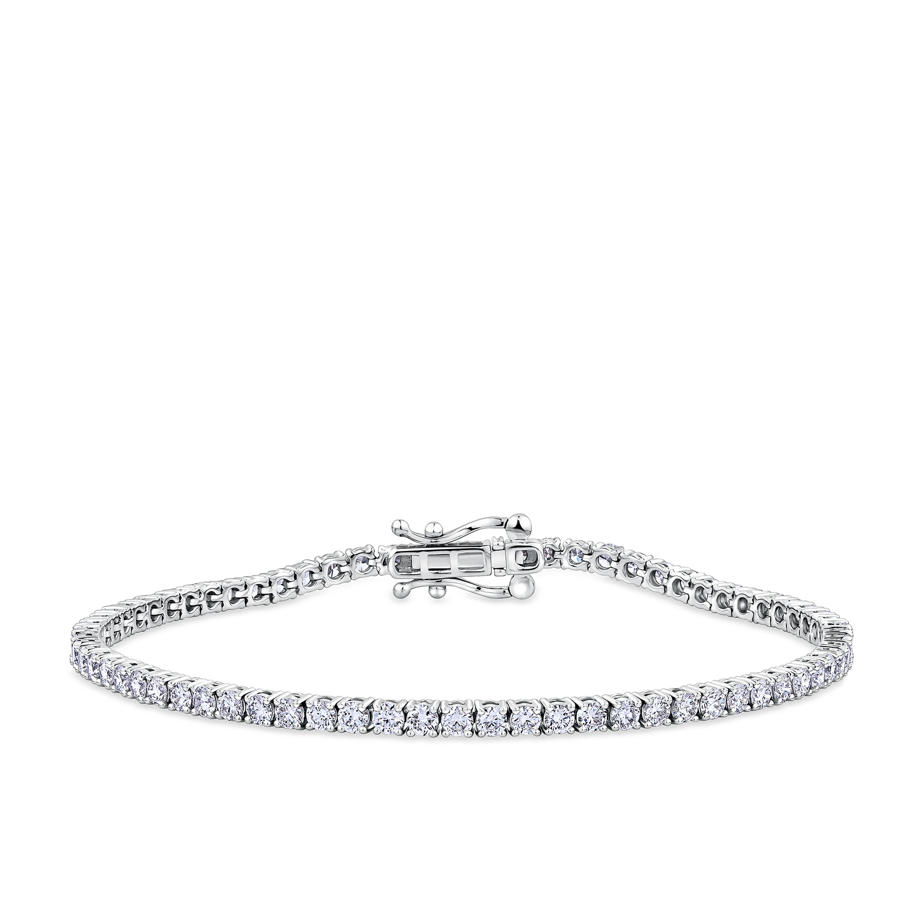 4.00ct TW Lab Grown Diamond Tennis Bracelet in 18ct White Gold