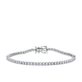 4.00ct TW Lab Grown Diamond Tennis Bracelet in 18ct White Gold