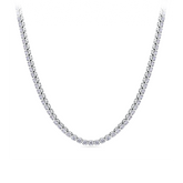 10.00ct TW Lab Grown Diamond Tennis Necklace in 18ct White Gold