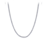 12.00ct TW Lab Grown Diamond Tennis Necklace in 18ct White Gold