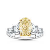 3.30ct TW Lab Grown Diamond Ring in 18ct Yellow and White Gold