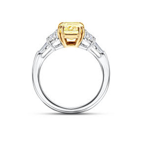 3.30ct TW Lab Grown Diamond Ring in 18ct Yellow and White Gold