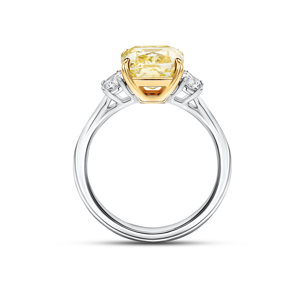 3.40ct TW Lab Grown Diamond Ring in 18ct Yellow and White Gold