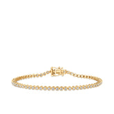 1.00ct TW Lab Grown Diamond Tennis Bracelet in 9ct Yellow Gold