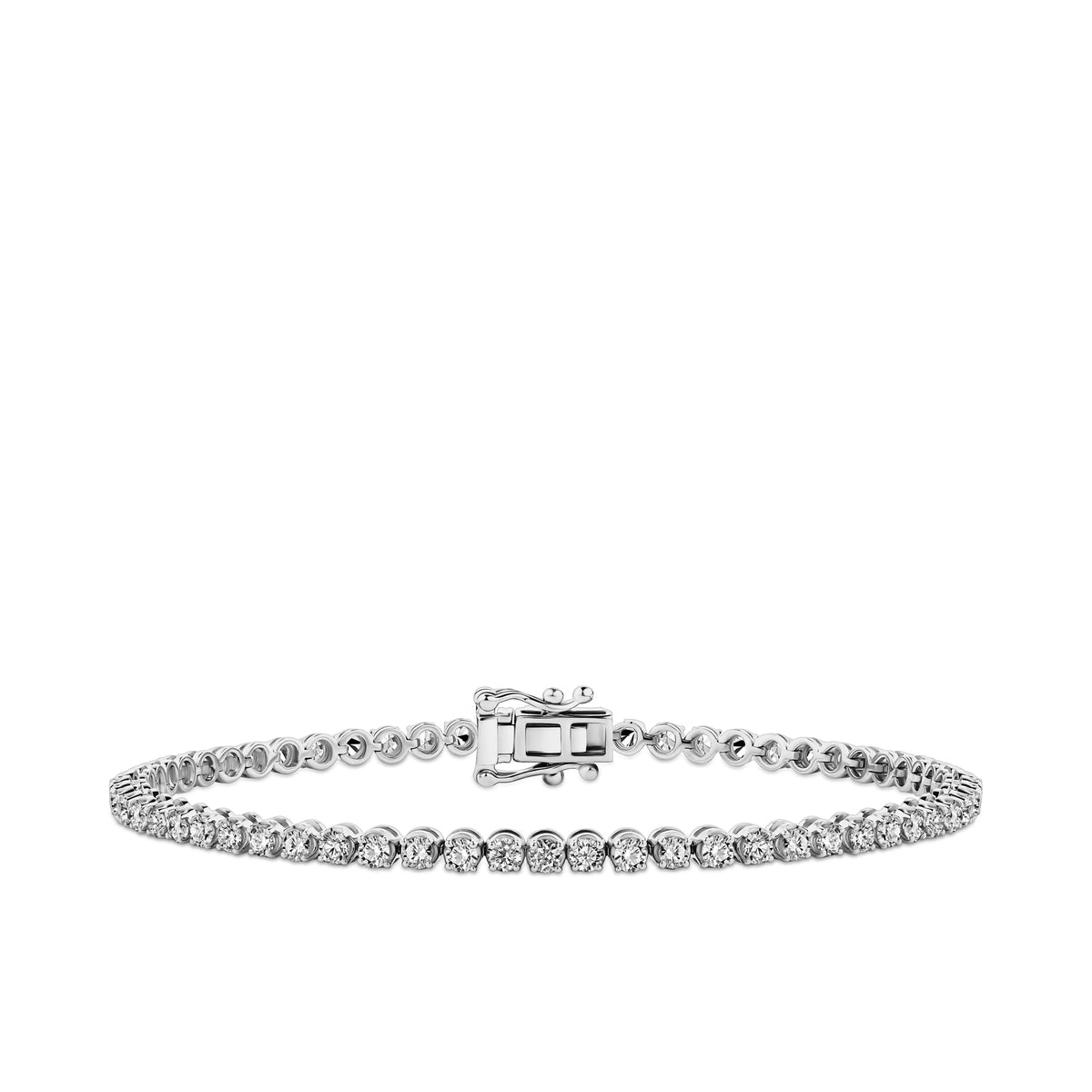 2.00ct TW Lab Grown Diamond Tennis Bracelet in 9ct White Gold