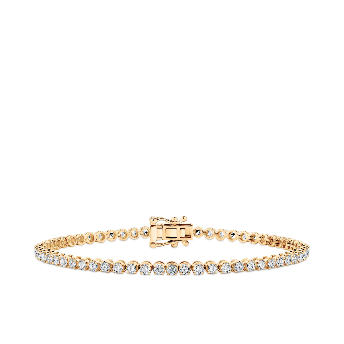 2.00ct TW Lab Grown Diamond Tennis Bracelet in 9ct Yellow Gold