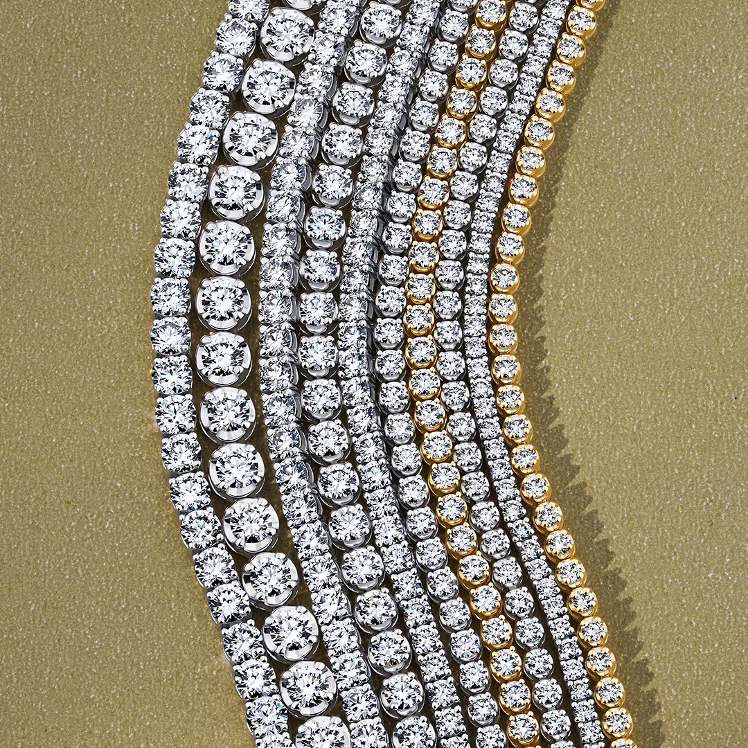 2.00ct TW Lab Grown Diamond Tennis Bracelet in 9ct White Gold