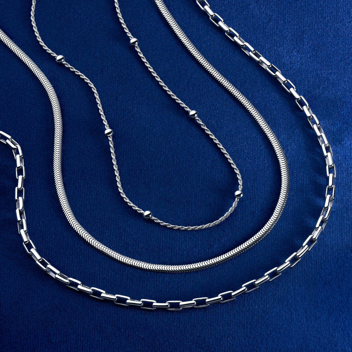 50cm Paperclip Link Chain in Sterling Silver