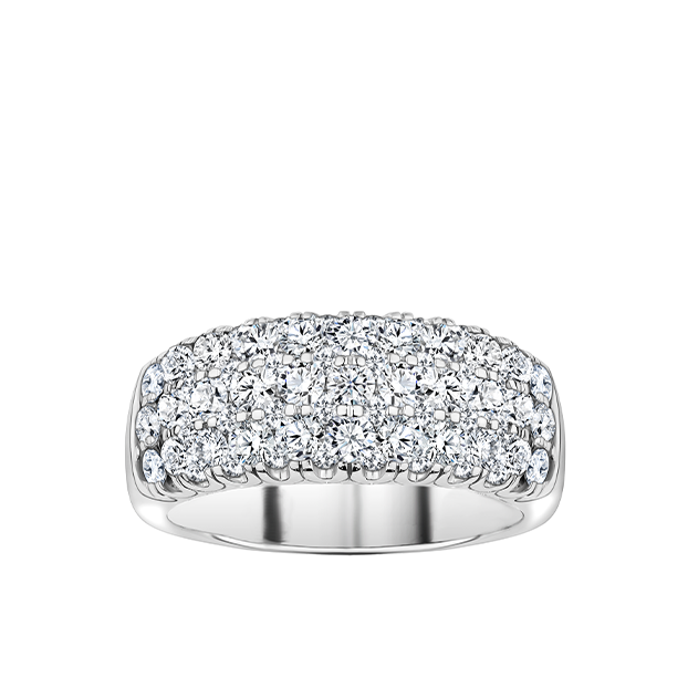 2.00ct TW Lab Grown Diamond Ring in 9ct White Gold