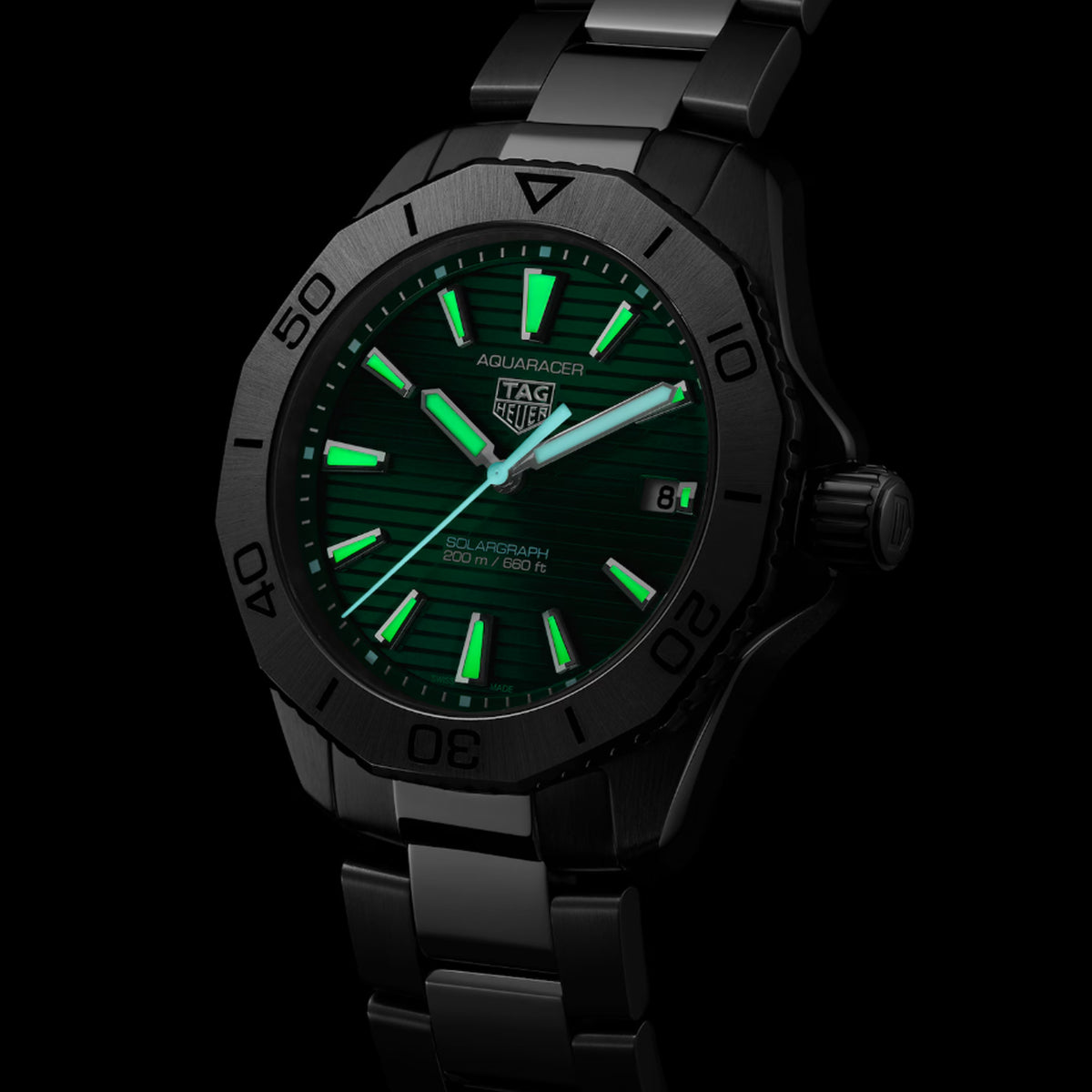 TAG HEUER AQUARACER PROFESSIONAL 200 SOLARGRAPH WATCH WBP1115.BA0000