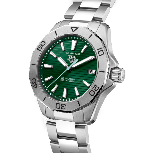 TAG HEUER AQUARACER PROFESSIONAL 200 SOLARGRAPH WATCH WBP1115.BA0000