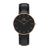 Daniel Wellington Classic 40 Sheffield Rose Gold & Black Watch