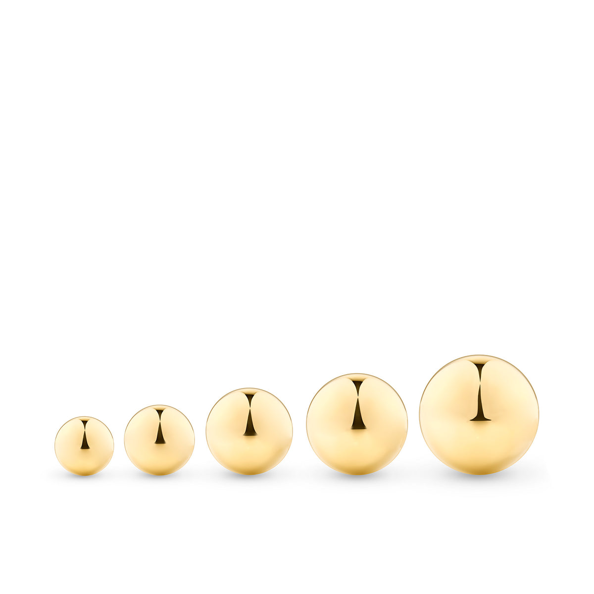 5mm Ball Stud Earrings in 9ct Yellow Gold