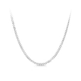 Bevelled Curb Chain in Sterling Silver - Wallace Bishop