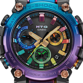 Casio G-SHOCK MTG 'Diffuse Nebula' Rainbow Solar Watch MTGB3000DN-1ADR