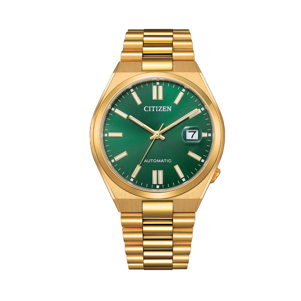 Citizen Tsuyosa Men's 40mm Green Automatic Watch NJ0152-51X