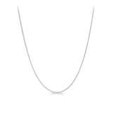 Diamond Cut Curb Link 50cm Chain in Sterling Silver