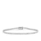 Diamond Tennis Bracelet 4 ct in 9ct White Gold - Wallace Bishop