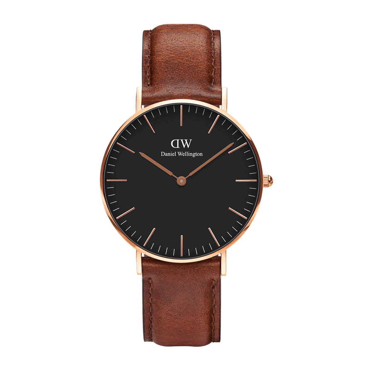 Daniel Wellington Classic 40 St Mawes Rose Gold & Black Watch