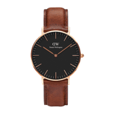 Daniel Wellington Classic 40 St Mawes Rose Gold & Black Watch