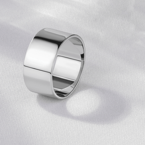 Flat Cigar Ring in Sterling Silver - Wallace Bishop