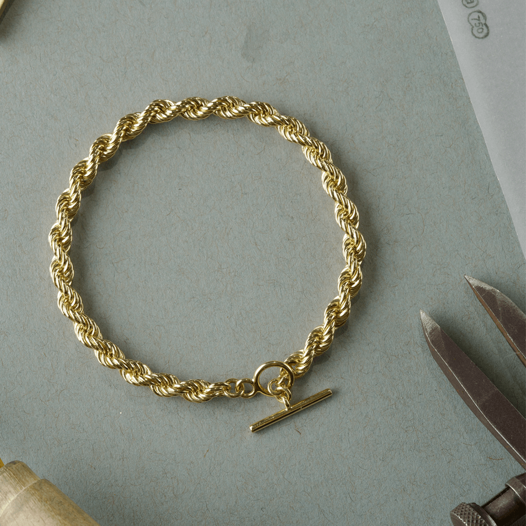 Gold deals anniversary bracelet