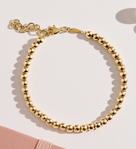 Ball Bracelet in 9ct Yellow Gold