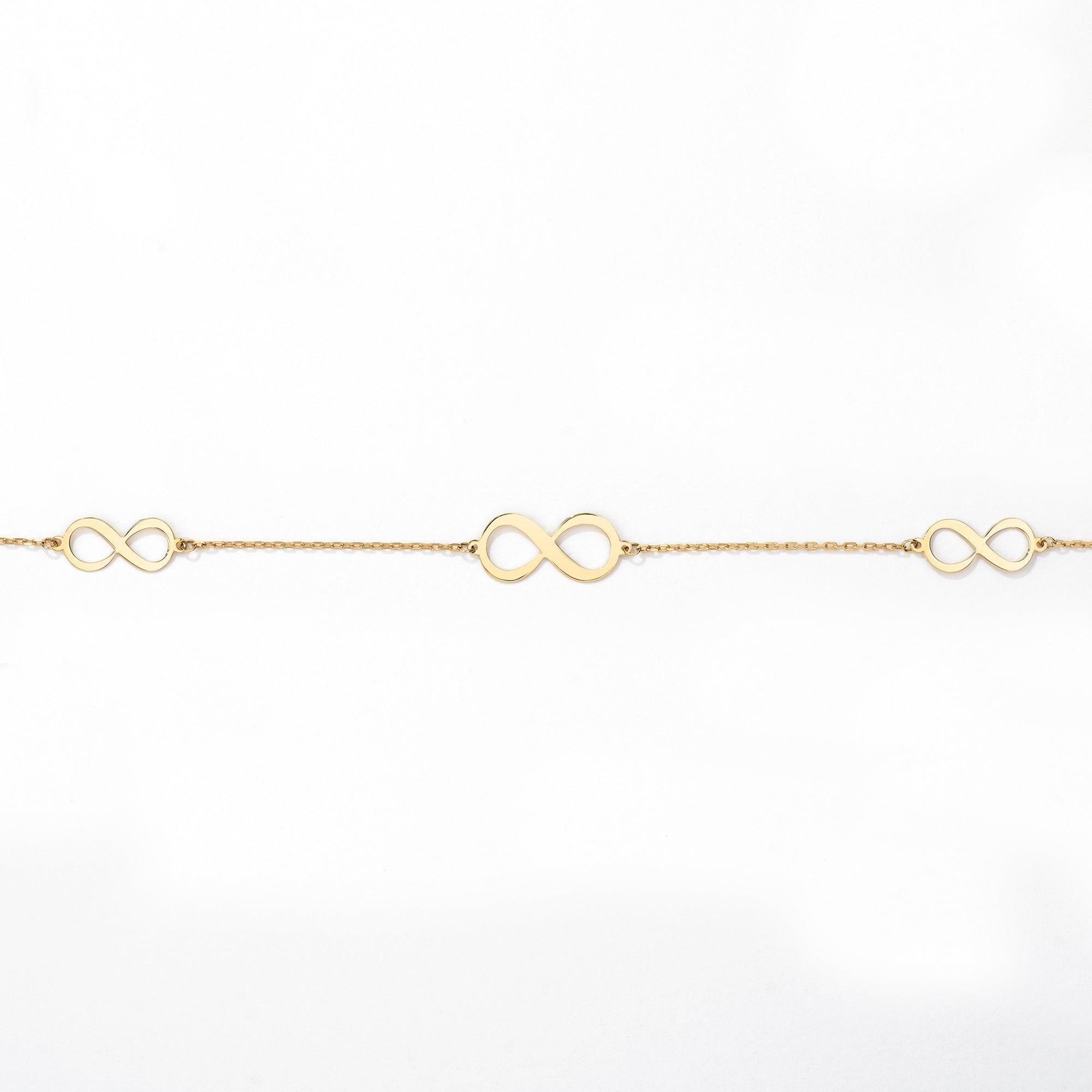 Infinity Gold Bracelet - Tenley No. 1 – Segal Jewelry