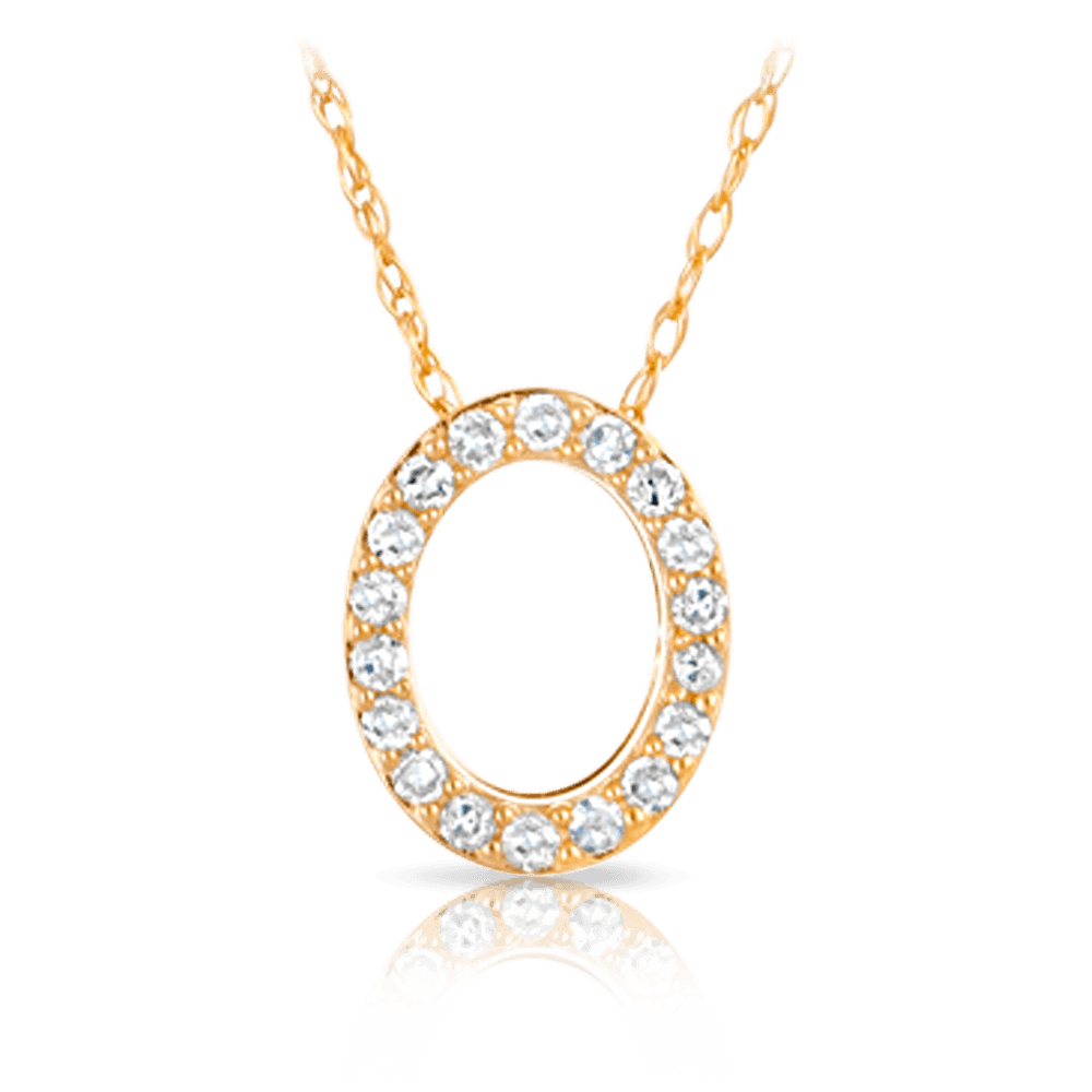 Gold diamond deals pendant set