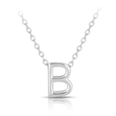 Initial Slider Necklace in Sterling Silver - Wallace Bishop