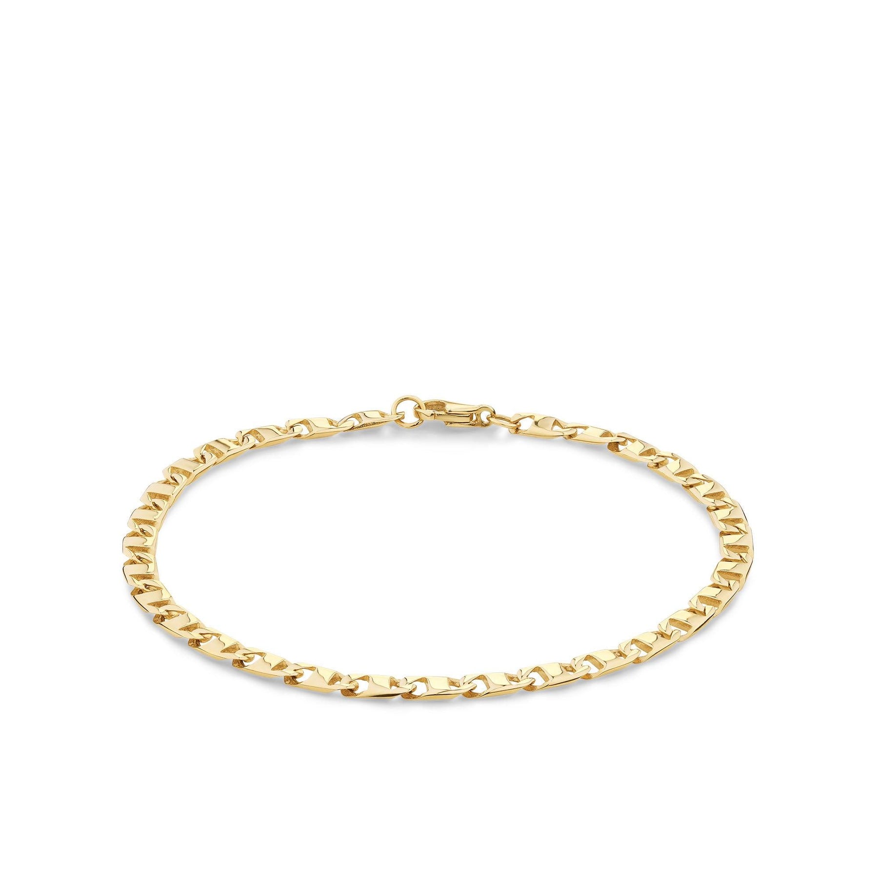 Link Bracelet in 9ct Yellow Gold - Wallace Bishop