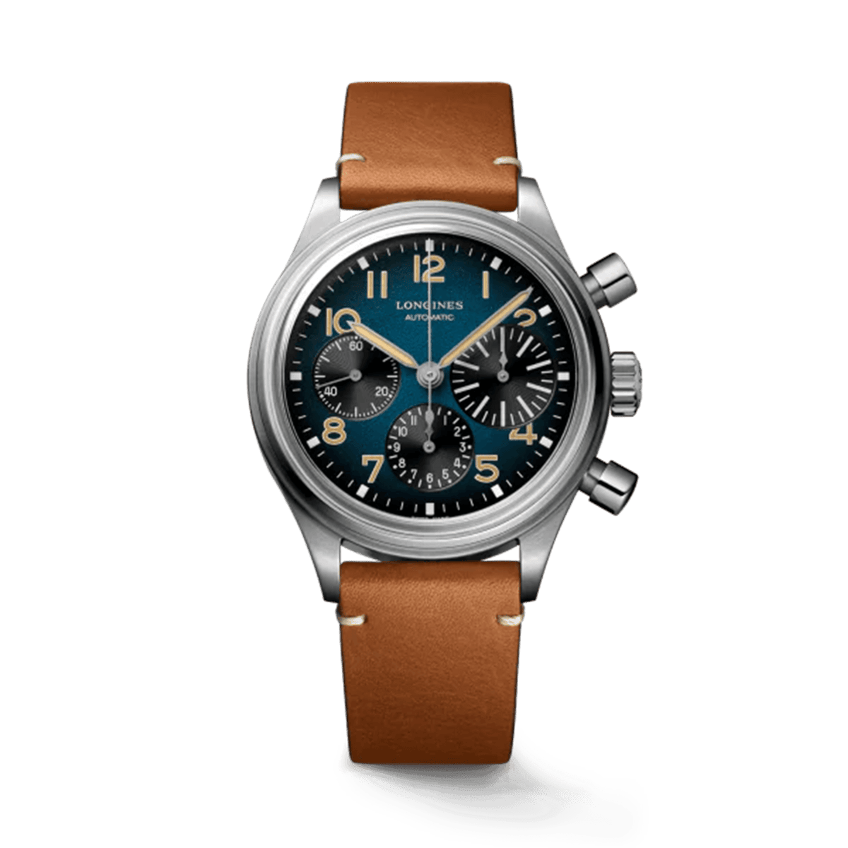 Longines Avigation BigEye Heritage Men's 41mm Titanium Automatic Chronograph Watch L2.816.1.93.2 - Wallace Bishop