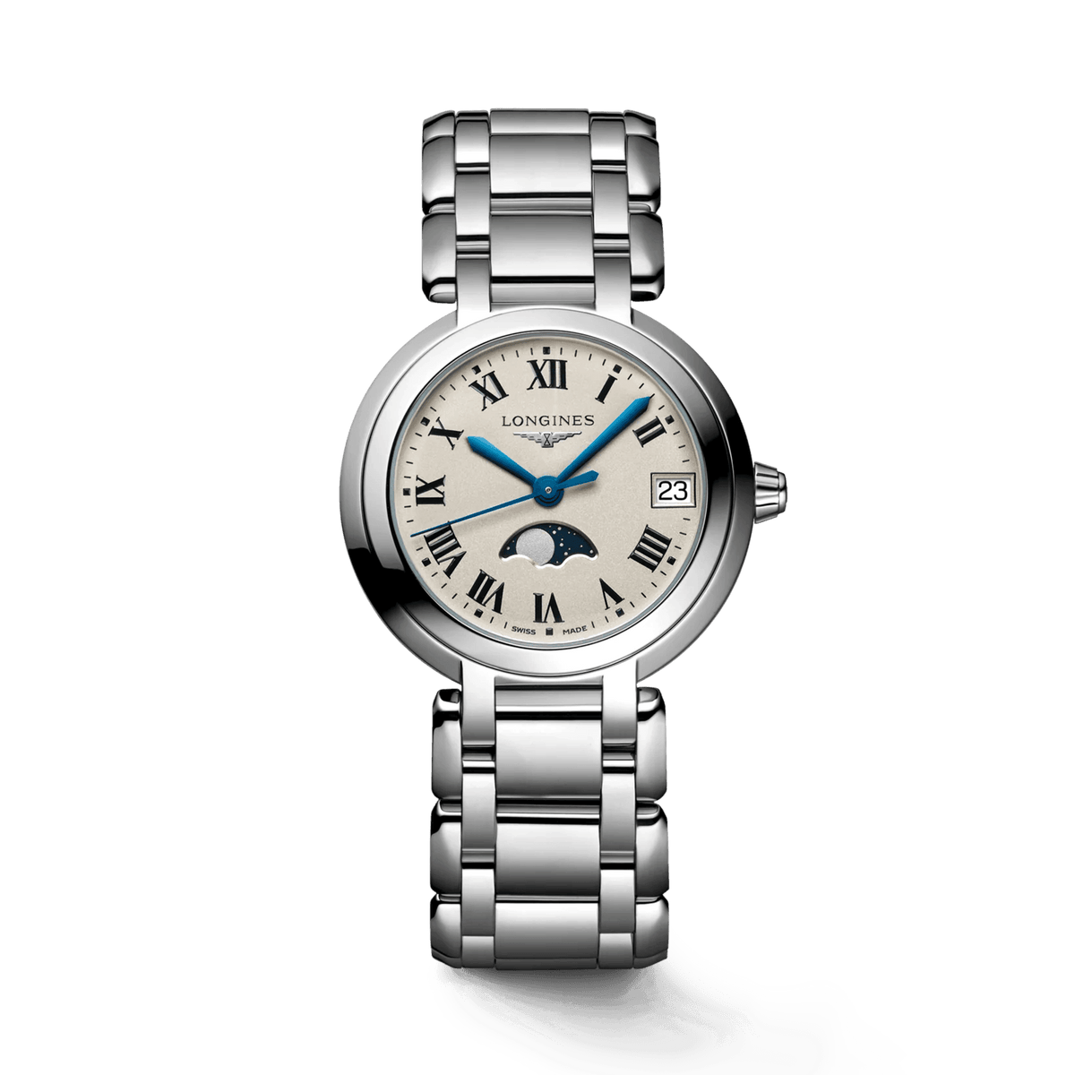 Longines PrimaLuna Women s 30.5mm Stainless Steel Quartz Moonphase