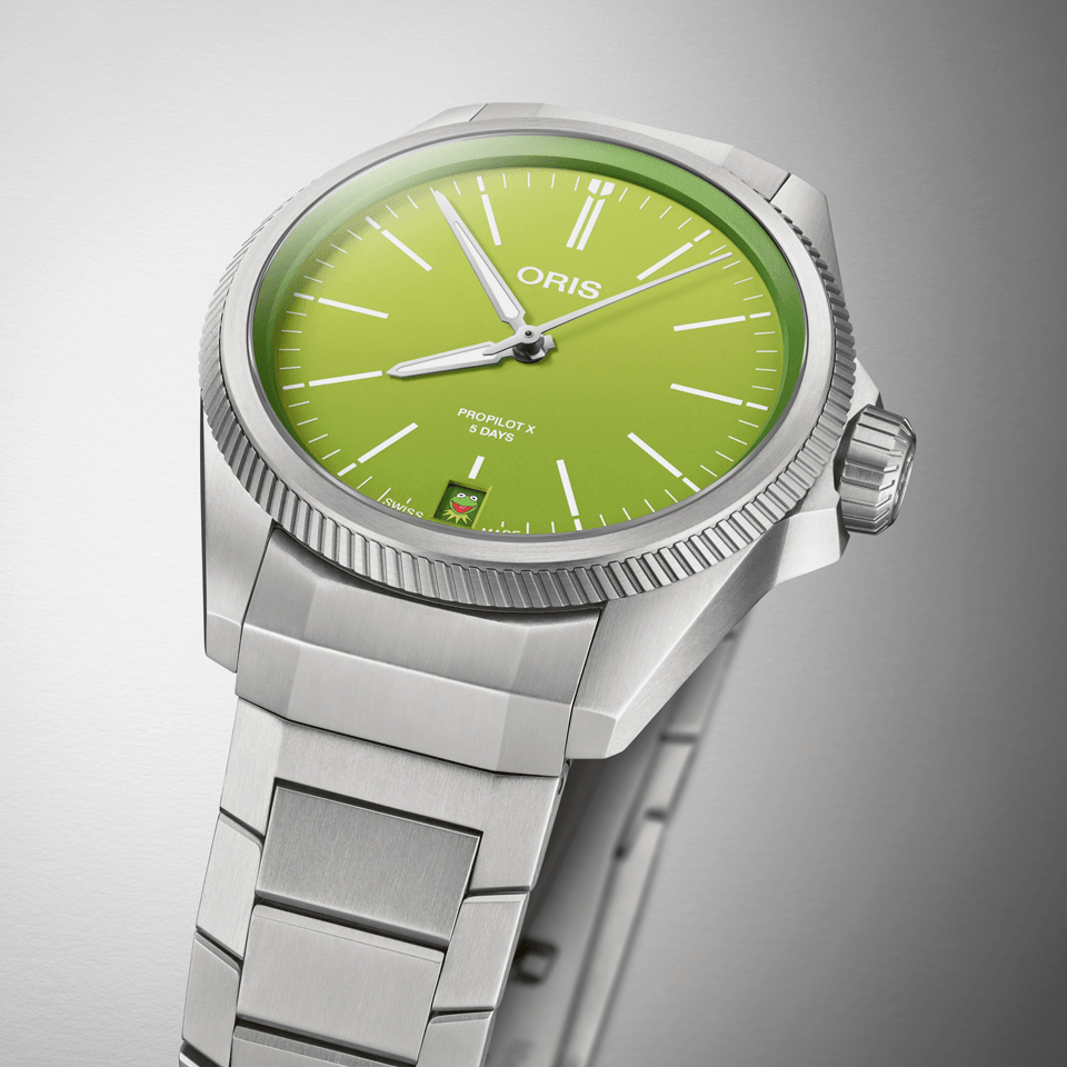 Oris Propilot X Kermit Edition 39mm Watch 400 7778 7157