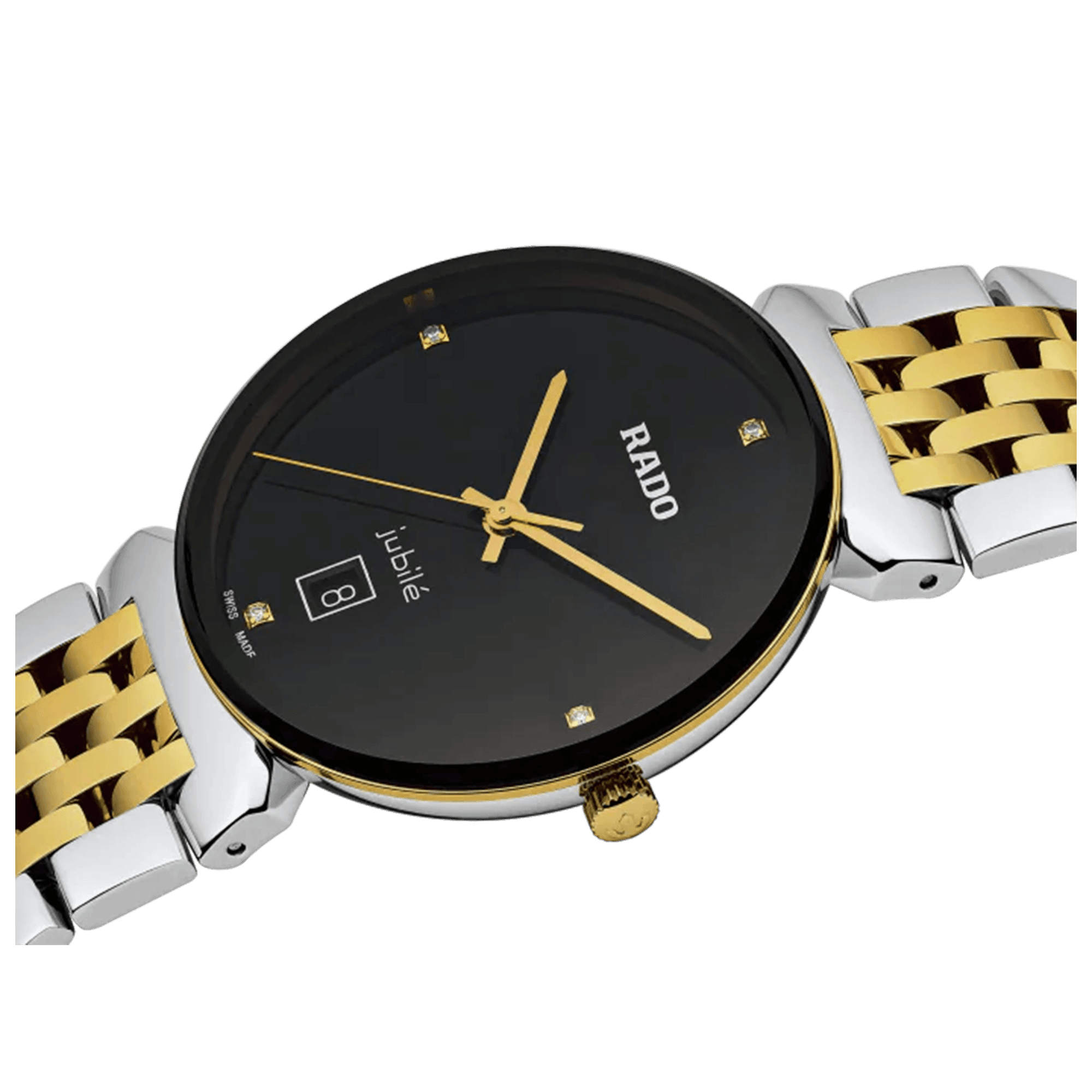 Rado Florence Men s 38mm Stainless Steel Gold Plated Quartz Watch R48912703