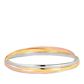 Russian Bangle in 9ct Yellow, White & Rose Gold - Wallace Bishop