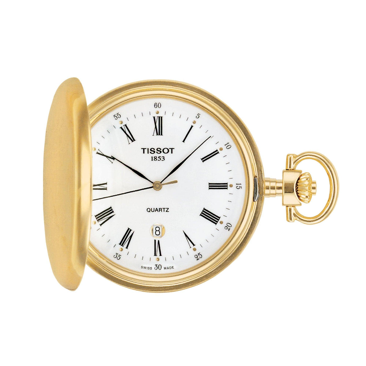 Tissot Savonette Quartz Dial Pocket Watch T83.4.553.13