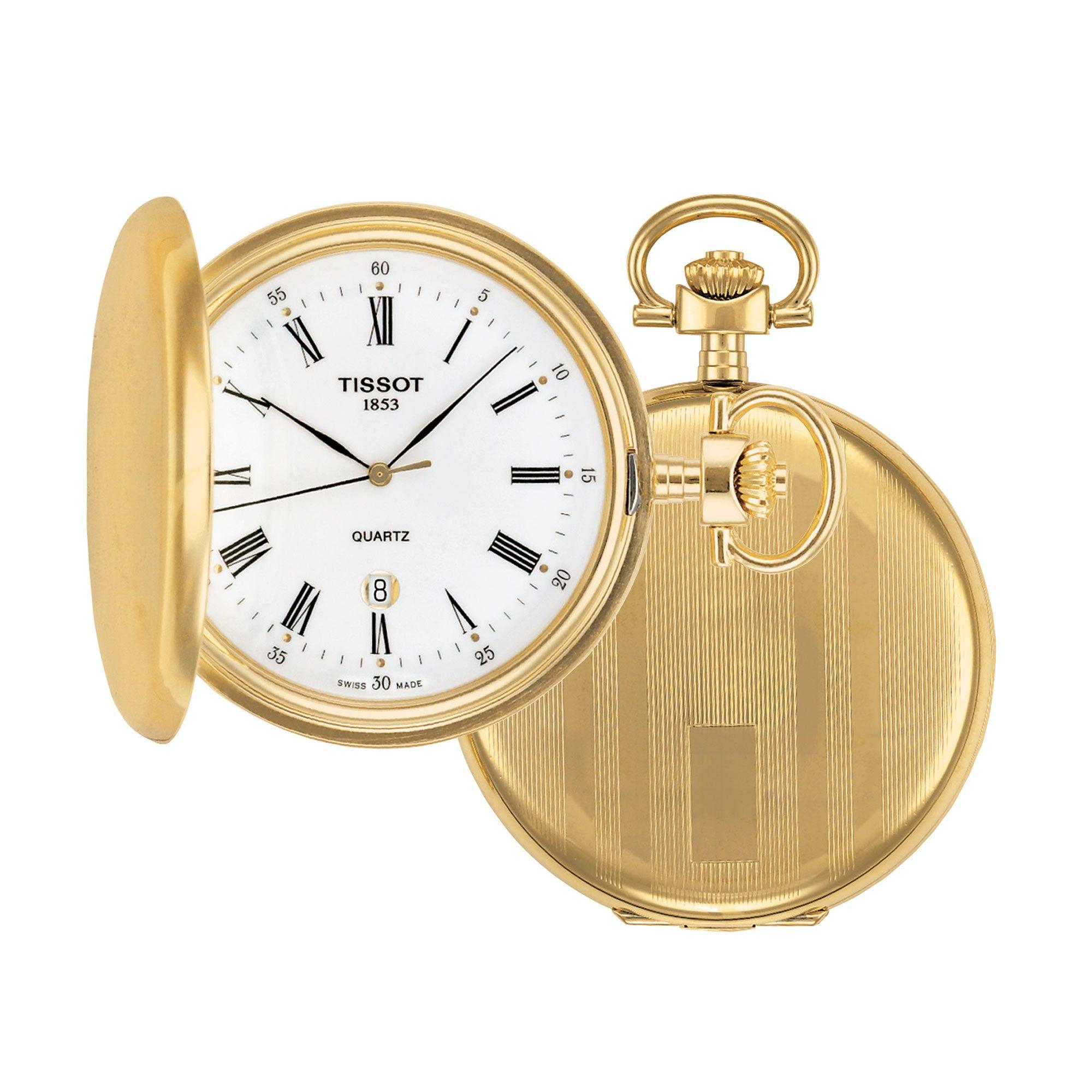 Tissot Savonette Quartz Dial Pocket Watch T83.4.553.13