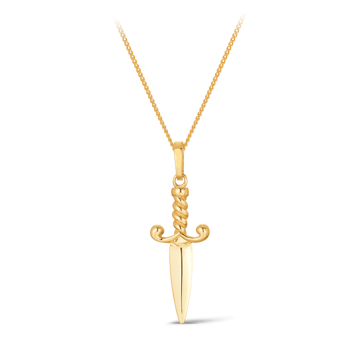 Dagger Pendant in 9ct Yellow Gold - Wallace Bishop